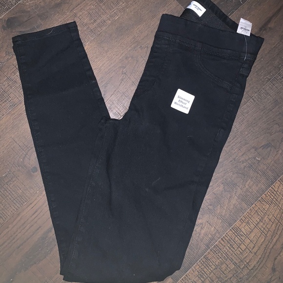 Old Navy Skinny Pull On Black Jeans Size 8T - Picture 4 of 4